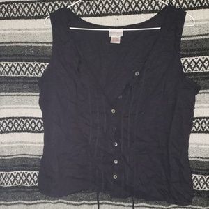 Black Vest Size Large